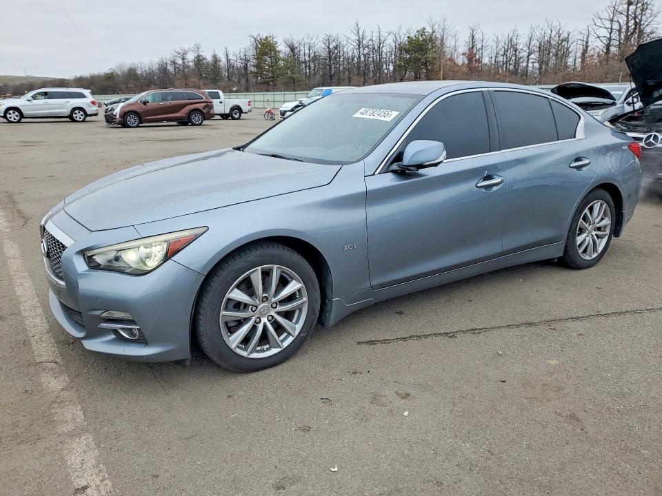 2017 Infiniti Q50 VIN JN1EV7AP0HM734334 COPART salvage auction — MINOR DENT/SCRATCHES, Fl - Certificate Of Title, sold $4,100 on 2026-07-29 (photo 1)