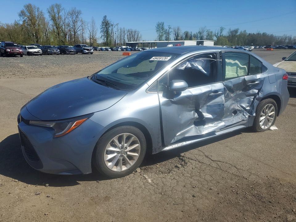 2021 Toyota VIN JTDHPMAE1MJ168567 COPART salvage auction — SIDE, Or - Salvage Title Certificate, sold $4,050 on 2026-07-13 (photo 1)