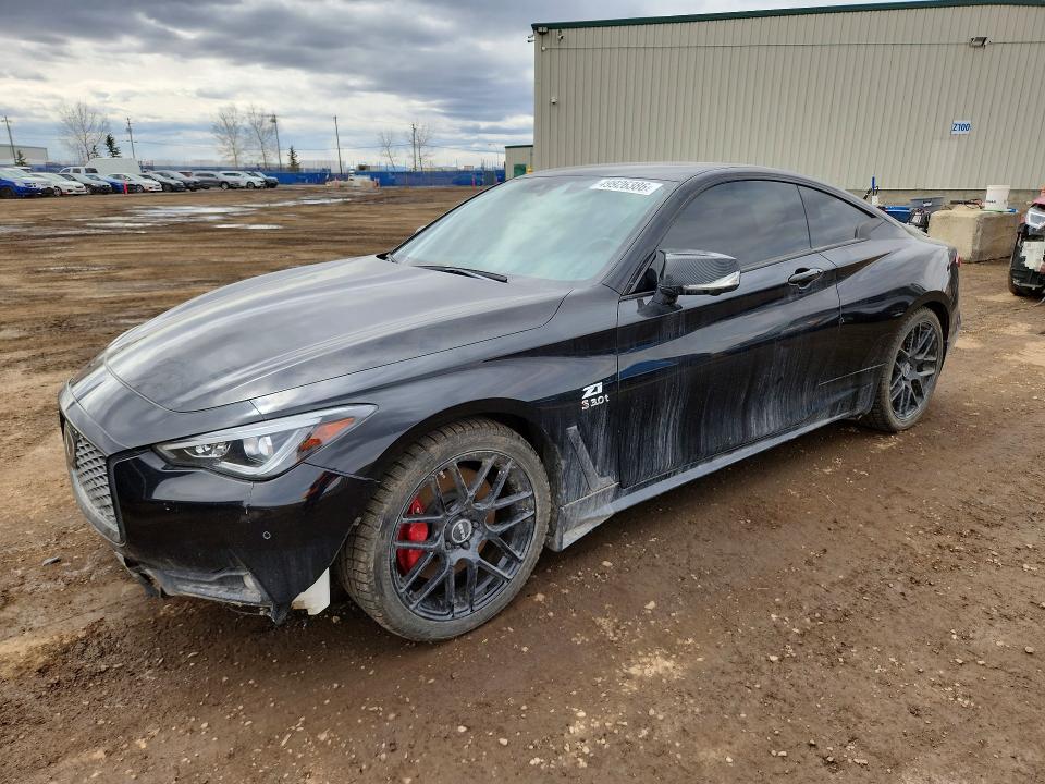 2018 Infiniti Q60 VIN JN1FV7EL1JM630078 COPART salvage auction — FRONT END, Salvage Title, sold $6,100 on 2026-07-14 (photo 1)