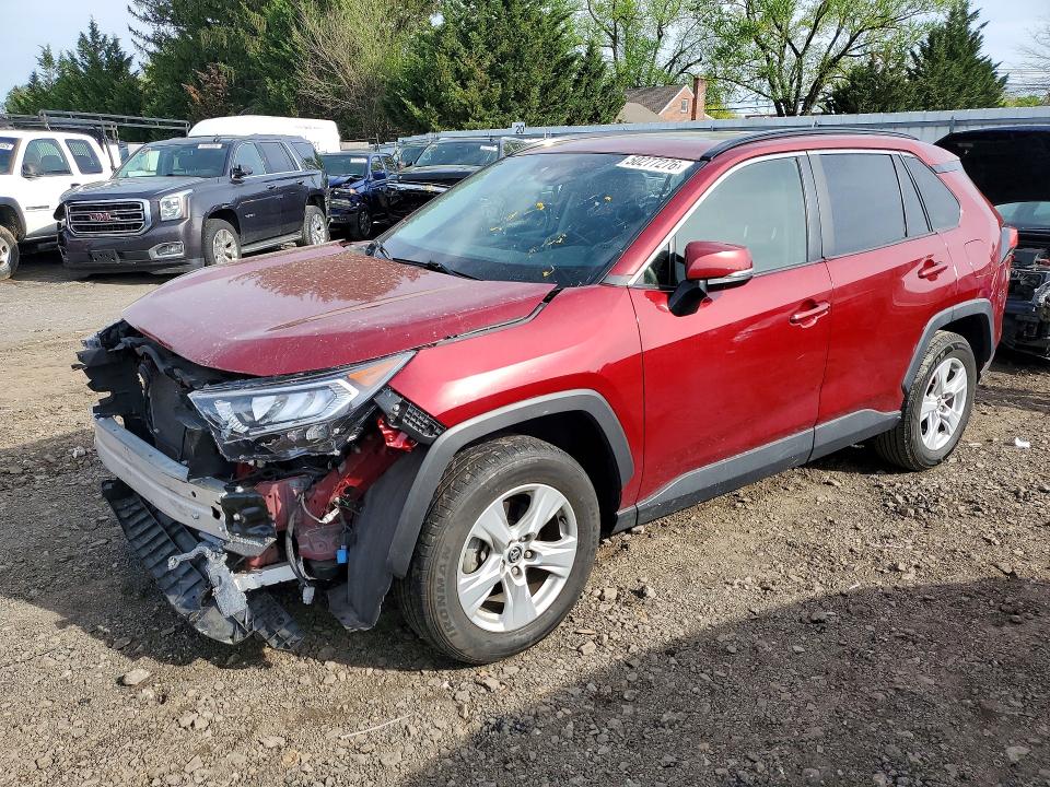 2020 Toyota Rav 4 VIN JTMW1RFV3LD054453 COPART salvage auction — FRONT END, Md - Cert Of Salvage > 75% Damage, sold $8,900 on 2026-07-27 (photo 1)