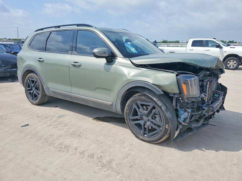 2023 Kia Telluride VIN 5XYP5DGC2PG360012 COPART salvage auction — FRONT END, Tx - Salvage Vehicle Title, sold $7,300 on 2026-07-16 (photo 4)