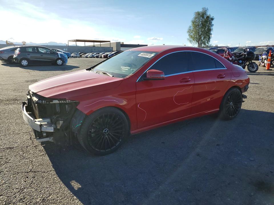 2016 Mercedes-benz Cla-klasse VIN WDDSJ4EBXGN364050 COPART salvage auction — FRONT END, NV, sold $3,700 on 2026-08-10 (photo 1)