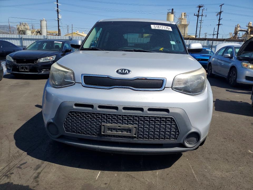 2015 Kia Soul VIN KNDJN2A28F7805293 COPART salvage auction — VANDALISM, Ca - Salvage Certificate, sold $900 on 2026-07-15 (photo 5)
