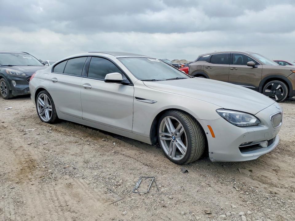 2015 BMW 6er VIN WBA6B4C53FD760974 COPART salvage auction — MINOR DENT/SCRATCHES, TX - CERTIFICATE OF TITLE, sold $3,150 on 2026-07-17 (photo 4)