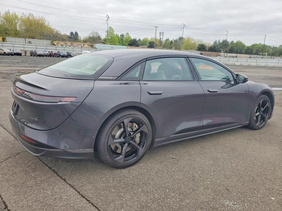 2024 Lucid VIN 50EA1PGA9RA006438 COPART salvage auction — SIDE, Or - Salvage Title Certificate, sold $14,100 on 2026-07-27 (photo 3)