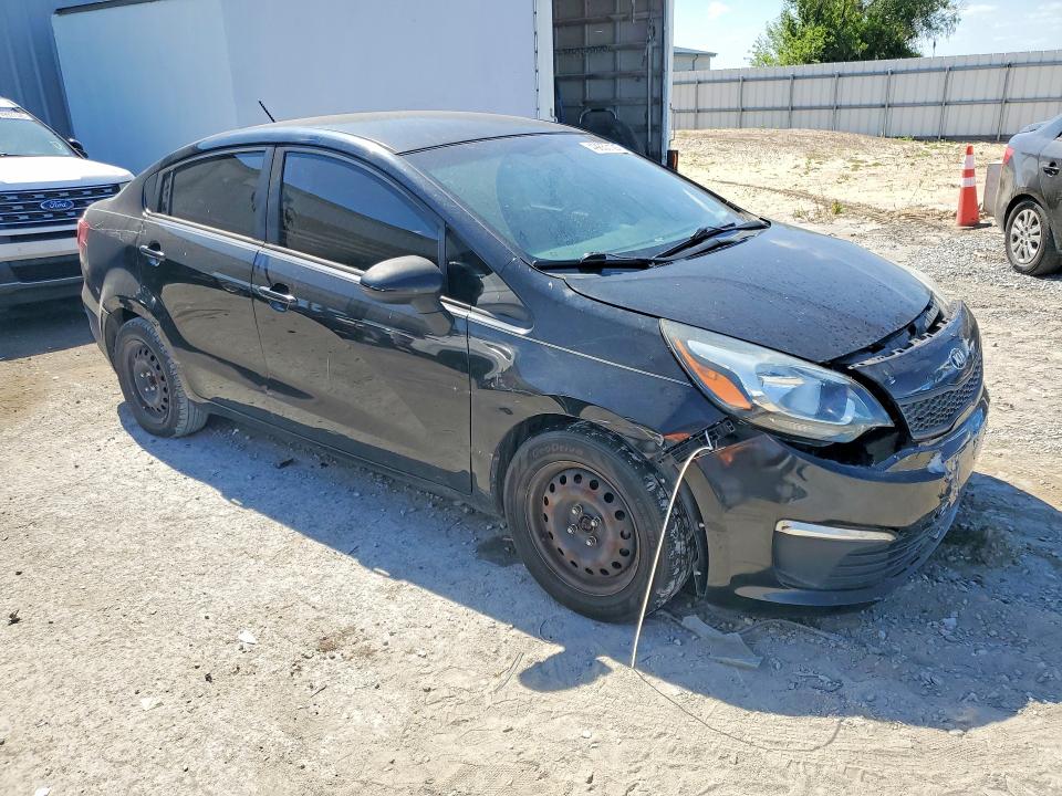 2017 Kia Rio VIN KNADM4A39H6037656 COPART salvage auction — FRONT END, Fl - Cert Of Title Slvg Rebuildable, sold $700 on 2026-07-06 (photo 4)