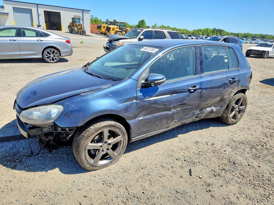 2012 Volkswagen Golf VIN WVWDA7AJ3CW237727 COPART salvage auction — SIDE, Nc - Salvage Certificate Of Title, sold $225 on 2026-07-13 (photo 1)