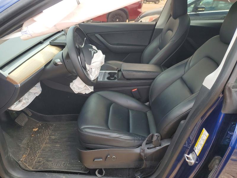2021 Tesla Model y VIN 5YJYGAEE1MF191816 COPART salvage auction — FRONT END, Tx - Salvage Vehicle Title, sold $5,700 on 2026-07-30 (photo 7)