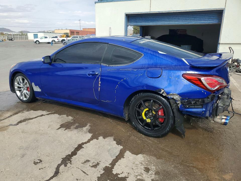 2013 Hyundai Genesis VIN KMHHU6KJ9DU101192 COPART salvage auction — REAR END, Tx - Salvage Vehicle Title, sold $400 on 2026-07-28 (photo 2)