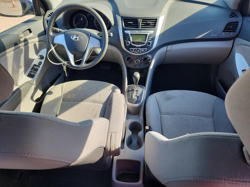 2012 Hyundai Accent VIN KMHCT4AE5CU159014 COPART salvage auction — MINOR DENT/SCRATCHES, SC - CERTIFICATE OF TITLE, sold $875 on 2026-07-27 (photo 8)