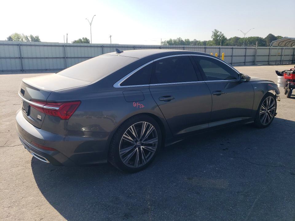 2020 Audi A6 VIN WAUK2AF24LN061759 COPART salvage auction — FRONT END, Nc - Salvage Certificate Of Title, sold $10,500 on 2026-07-02 (photo 3)