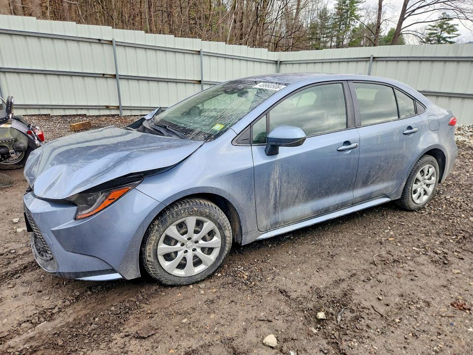 2022 Toyota Corolla VIN JTDEPMAE2NJ198259 COPART salvage auction — FRONT END, Vt - Cert Of Title-Salvage Vehicle, sold $4,200 on 2026-07-06 (photo 1)