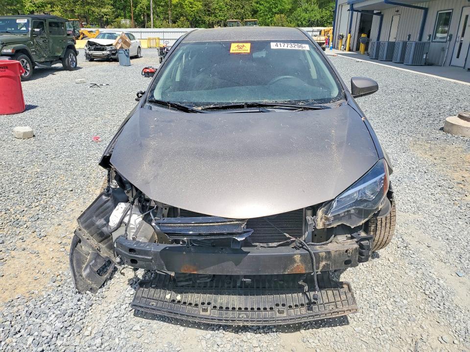 2018 Toyota Corolla VIN 5YFBURHE2JP773836 COPART salvage auction — FRONT END, Nc - Salvage Certificate Of Title, sold $550 on 2026-07-23 (photo 5)