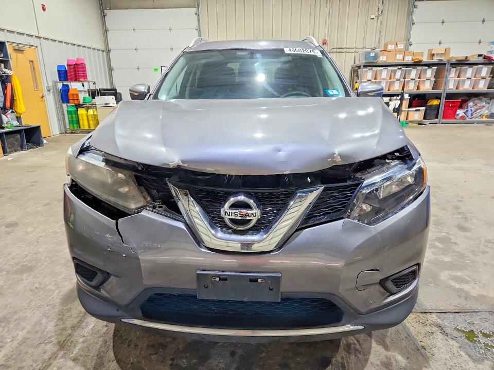 2015 Nissan Rogue VIN KNMAT2MV7FP504218 COPART salvage auction — FRONT END, Nh - Cert Of Title-Salvage, sold $100 on 2026-07-28 (photo 5)