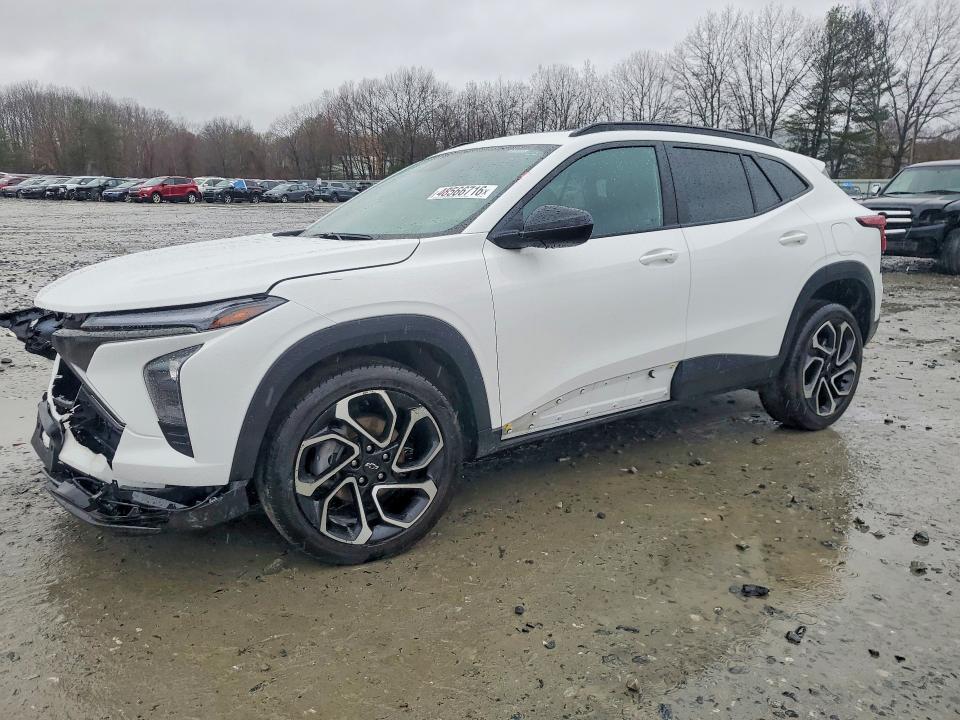 2025 Chevrolet VIN KL77LJEP9SC117060 COPART salvage auction — FRONT END, Ma - Cert Of Title-Salvage, sold $5,100 on 2026-07-17 (photo 1)