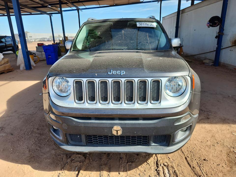 2016 Jeep Renegade VIN ZACCJBDT5GPD39416 COPART salvage auction — REAR END, Az - Cert Of Title - Salvage, sold $2,750 on 2026-07-14 (photo 5)