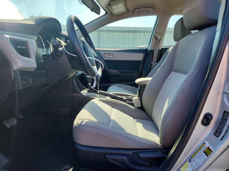 2015 Toyota Corolla VIN 5YFBURHE2FP339925 COPART salvage auction — FRONT END, Tn - Salvage Certificate, sold $3,300 on 2026-07-29 (photo 7)