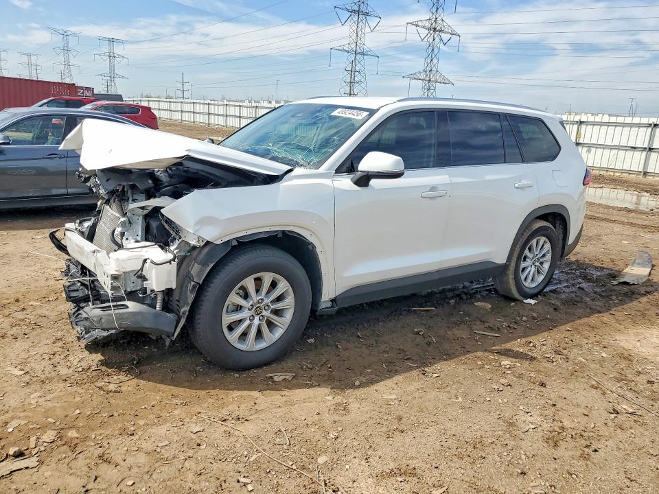 2026 Toyota Highlander VIN 5TDACAB55TS069942 COPART salvage auction — FRONT END, Il - Salvage Certificate, sold $17,100 on 2026-07-09 (photo 1)