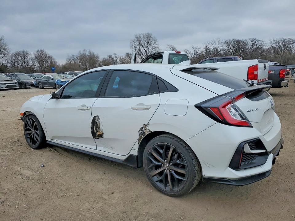 2021 Honda Civic VIN SHHFK7H44MU216170 COPART salvage auction — FRONT END, CA - SALVAGE CERTIFICATE, sold $100 on 2026-08-21 (photo 2)