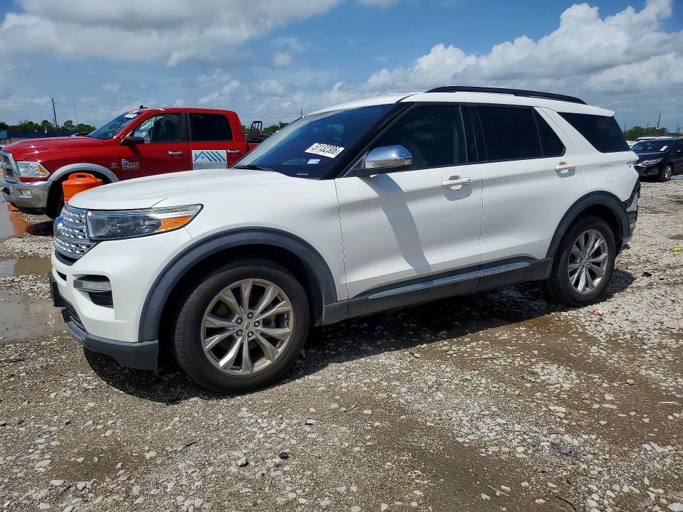 2020 Ford Explorer VIN 1FMSK7DH7LGC27950 COPART salvage auction — REAR END, Tx - Salvage Vehicle Title, sold $8,000 on 2026-07-02 (photo 1)