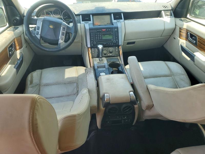 2008 Land rover Range rover sport VIN SALSK25498A137270 COPART salvage auction — FRONT END, Sc - Cert Of Title-Salvage, sold $700 on 2026-07-20 (photo 8)