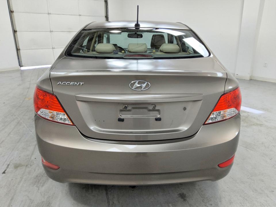 2012 Hyundai Accent VIN KMHCU4AE3CU084505 COPART salvage auction — FRONT END, Nj - Certificate Of Title, sold $475 on 2026-07-14 (photo 6)