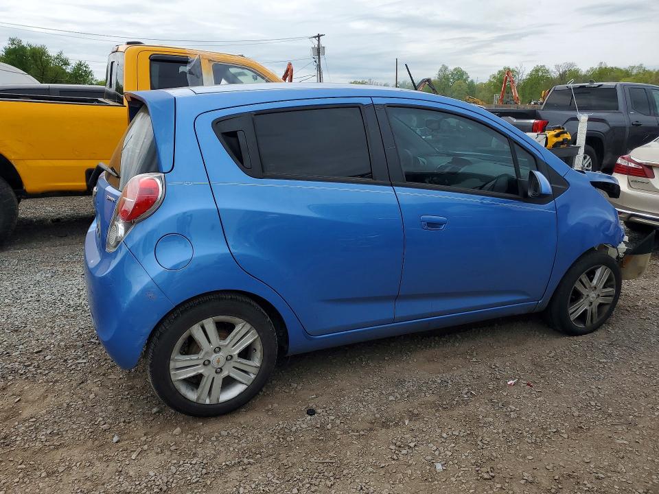 2014 Chevrolet Spark VIN KL8CB6S95EC416050 COPART salvage auction — FRONT END, Nj - Cert Of Title-Salvage, sold $775 on 2026-07-10 (photo 3)