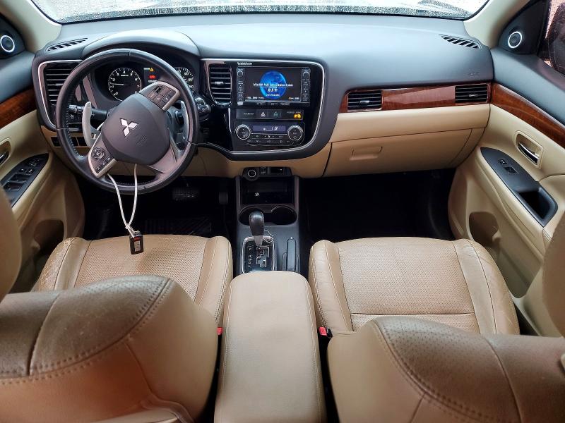 2014 Mitsubishi Outlander VIN JA4JZ4AX9EZ001867 COPART salvage auction — FRONT END, Salvage Title, sold $250 on 2026-07-23 (photo 8)