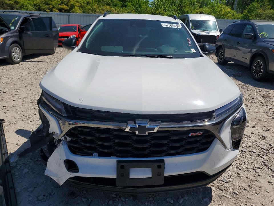 2025 Chevrolet Trax VIN KL77LJEP6SC027817 COPART salvage auction — FRONT END, Mo - Salvage Certificate Of Title, sold $6,600 on 2026-07-02 (photo 5)