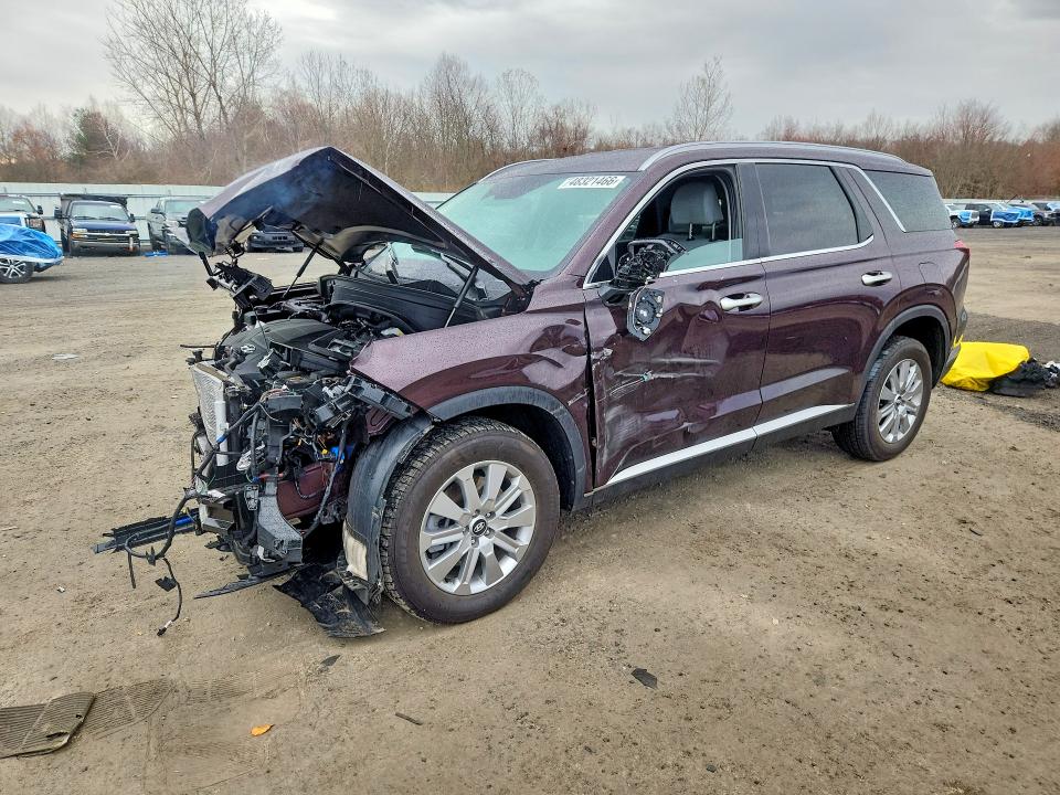 2024 Hyundai Palisade VIN KM8R2DGE6RU779125 COPART salvage auction — FRONT END, Ma - Cert Of Title-Salvage, sold $3,700 on 2026-07-15 (photo 1)