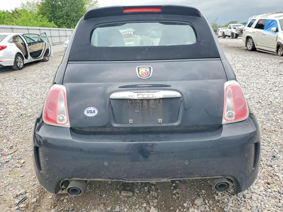 2013 Fiat 500 VIN 3C3CFFJH1DT672245 COPART salvage auction — FRONT END, Salvage Title, sold $100 on 2026-08-03 (photo 6)