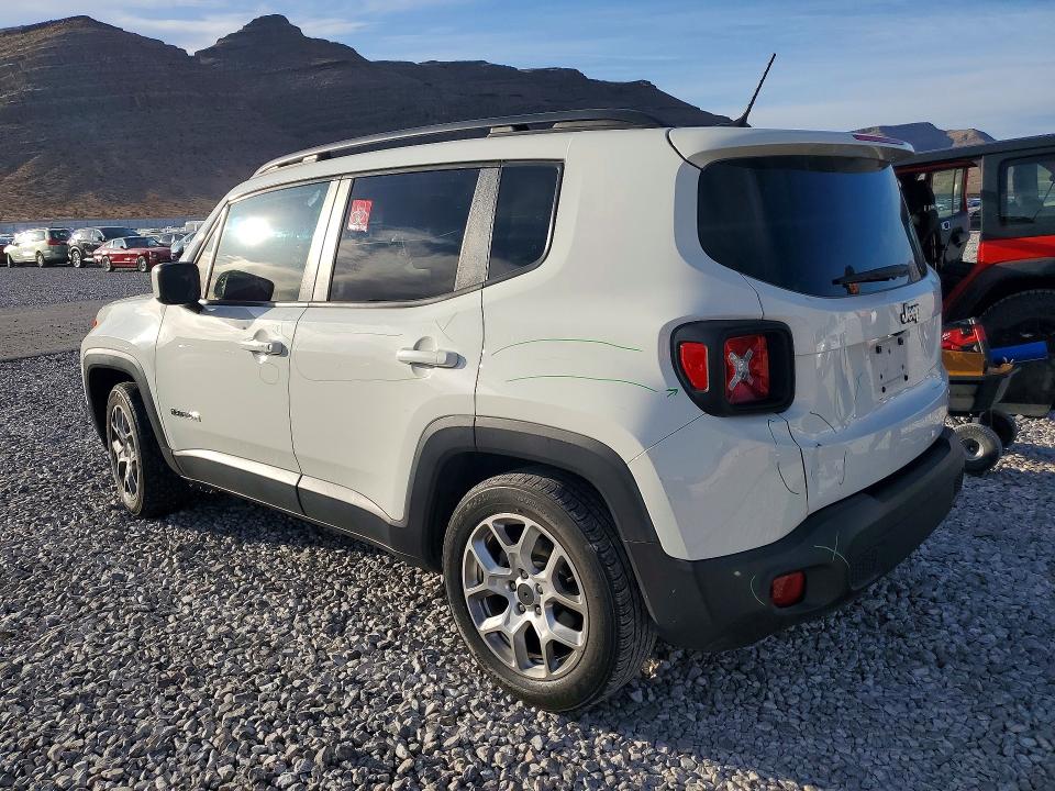 2017 Jeep Renegade VIN ZACCJABBXHPG38762 COPART salvage auction — VANDALISM, Nv - Salvage Title, sold $1,250 on 2026-07-15 (photo 2)