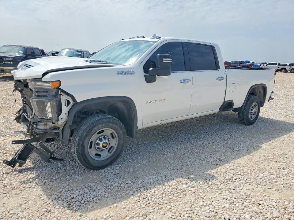 2020 Chevrolet Silverado VIN 1GC4YVEY4LF174709 COPART salvage auction — FRONT END, Tx - Salvage Vehicle Title, sold $10,100 on 2026-07-02 (photo 1)