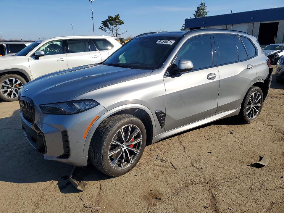 2024 BMW X5 VIN 5UX23EU04R9V24671 COPART salvage auction — REAR END, Mi - Certificate Of Title, sold $34,500 on 2026-07-02 (photo 1)