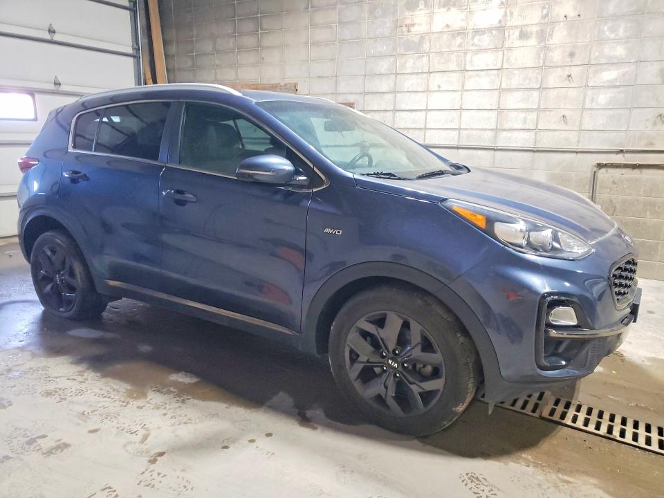 2021 Kia Sportage VIN KNDP6CAC3M7905983 COPART salvage auction — VANDALISM, Mn - Cert Of Title-Salvage, sold $300 on 2026-07-30 (photo 4)