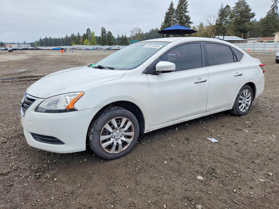 2014 Nissan Sentra VIN 3N1AB7APXEL648221 COPART salvage auction — SIDE, Wa - Bill Of Sale, sold $325 on 2026-07-02 (photo 1)