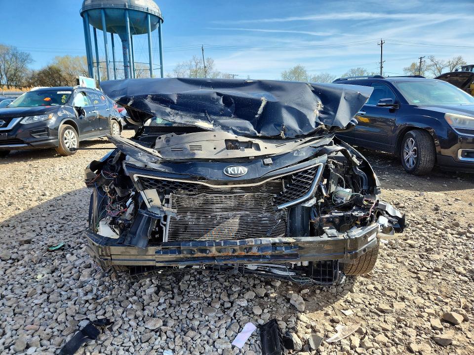 2013 Kia Optima VIN 5XXGN4A73DG196359 COPART salvage auction — FRONT END, Il - Salvage Certificate, sold $400 on 2026-07-03 (photo 5)
