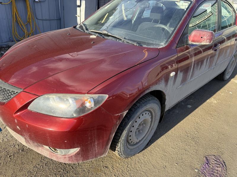 2006 Mazda 3 VIN JM1BK12F361504653 COPART salvage auction — REAR END, AB - OOP - SALVAGE, sold $175 on 2026-07-28 (photo 1)
