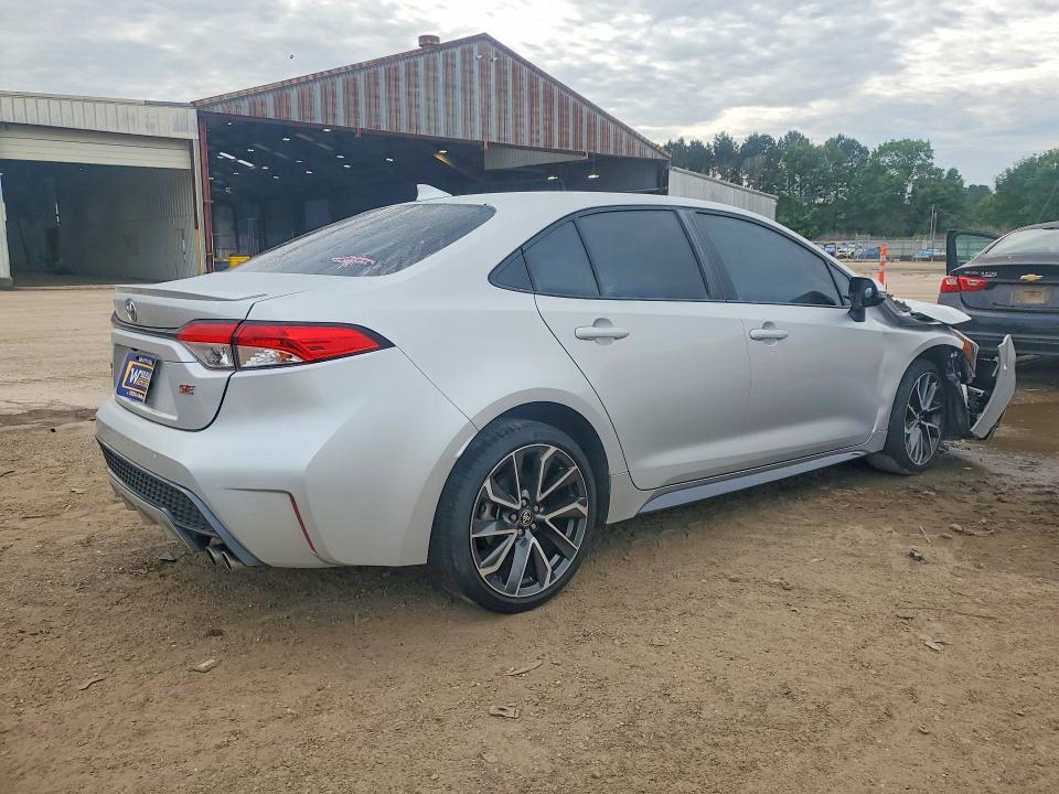 2022 Toyota Corolla VIN 5YFS4MCE2NP129916 COPART salvage auction — FRONT END, La - Certificate Of Title, sold $425 on 2026-07-28 (photo 3)