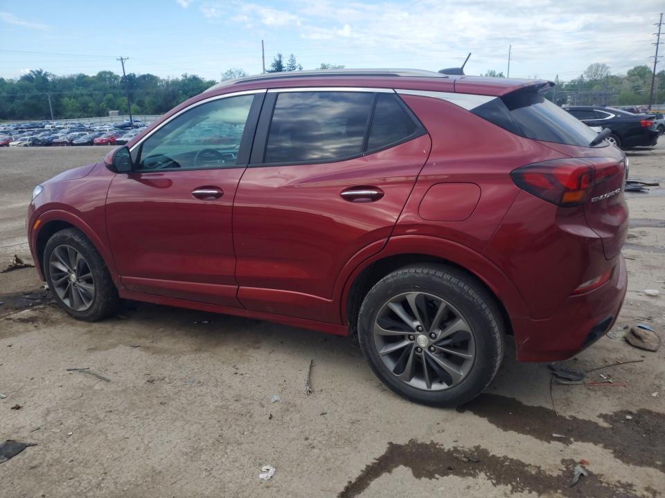 2021 Buick Encore VIN KL4MMDSLXMB134992 COPART salvage auction — FRONT END, Id - Salvage Certificate Of Title, sold $4,200 on 2026-07-29 (photo 2)
