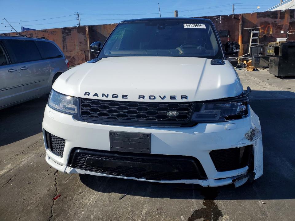 2018 Land rover RANGE ROVER VIN SALWR2RE6JA184519 COPART salvage auction — FRONT END, Ca - Salvage Certificate, sold $13,300 on 2026-07-15 (photo 5)