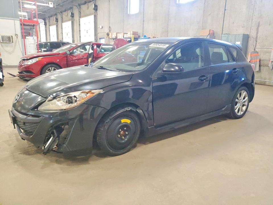 2011 Mazda 3 VIN JM1BL1K50B1370148 COPART salvage auction — FRONT END, MN - CERT OF TITLE-PRIOR SALVAGE, sold $375 on 2026-07-23 (photo 1)