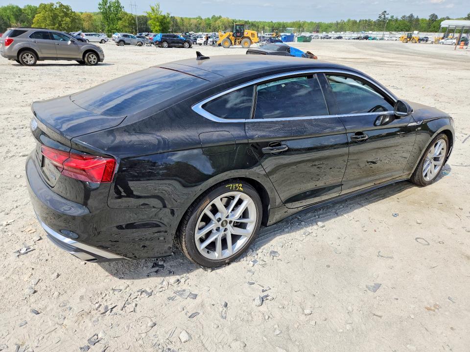 2023 Audi A5 VIN WAUFACF5XPA069596 COPART salvage auction — SIDE, Ga - Cert Of Title-Salvage, sold $13,700 on 2026-07-06 (photo 3)