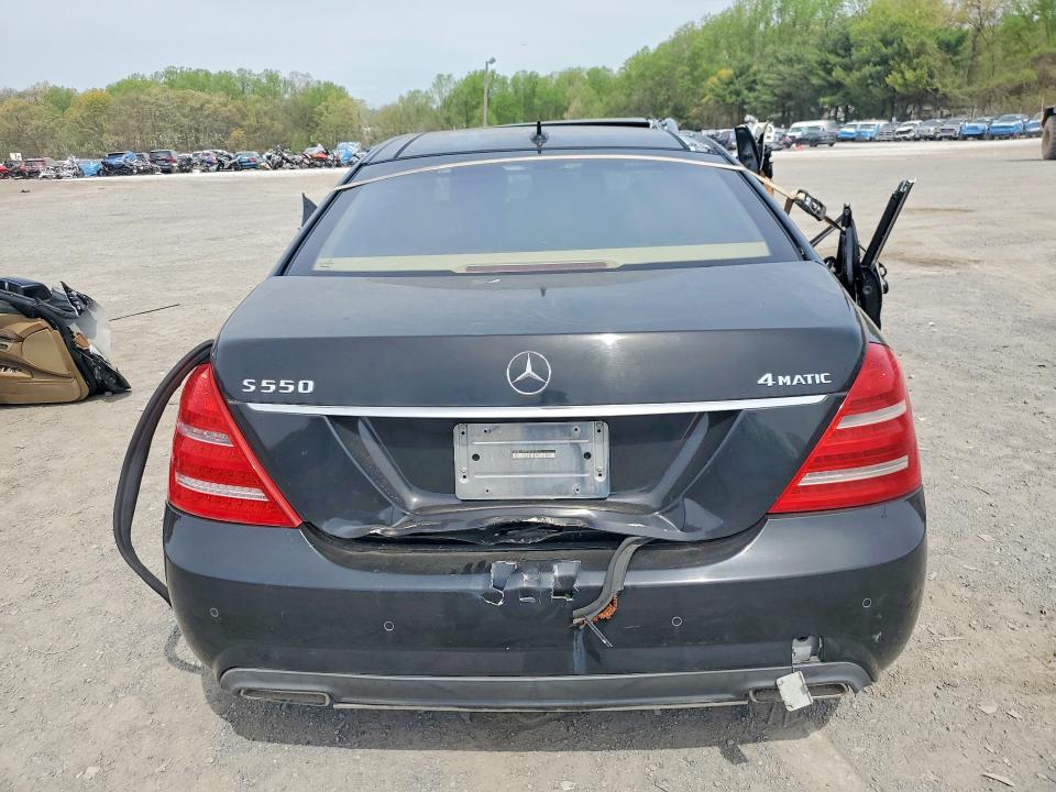 2013 Mercedes-benz S class VIN WDDNG9EB3DA502216 COPART salvage auction — ROLLOVER, Pa - Certificate Of Salvage, sold $850 on 2026-07-09 (photo 6)