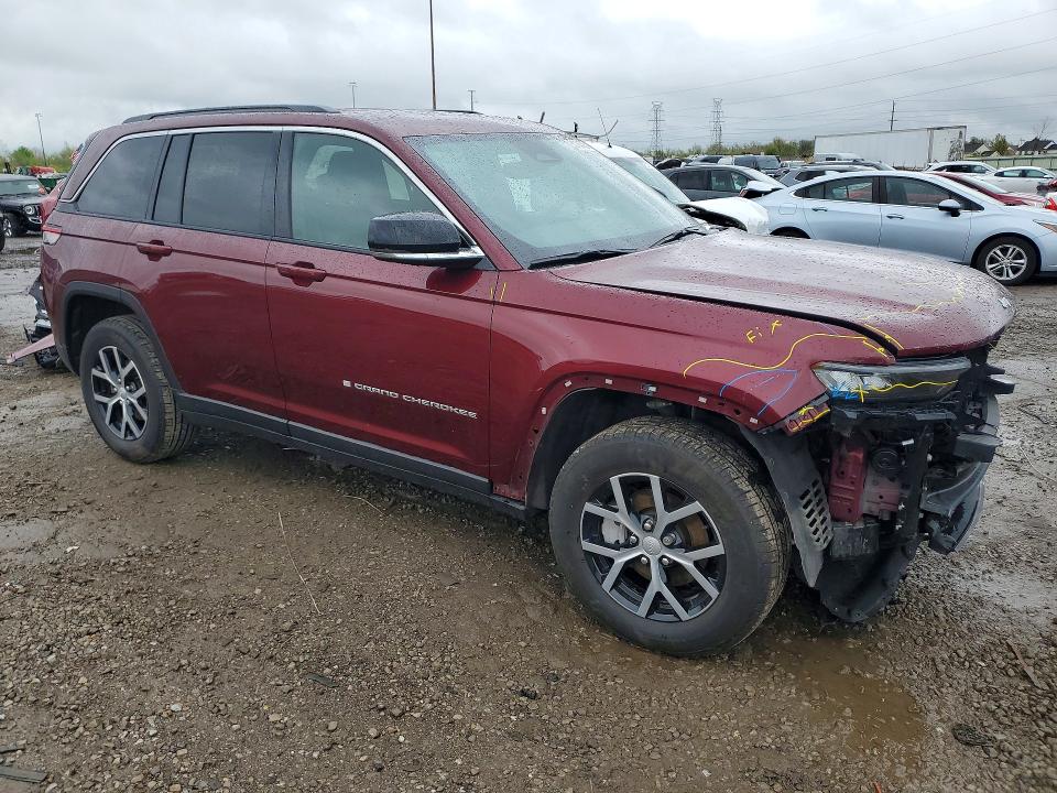 2024 Jeep Cherokee VIN 1C4RJHBG0RC256485 COPART salvage auction — FRONT END, Mi - Cert Of Title-Salvage Vehicle, sold $12,800 on 2026-07-31 (photo 4)