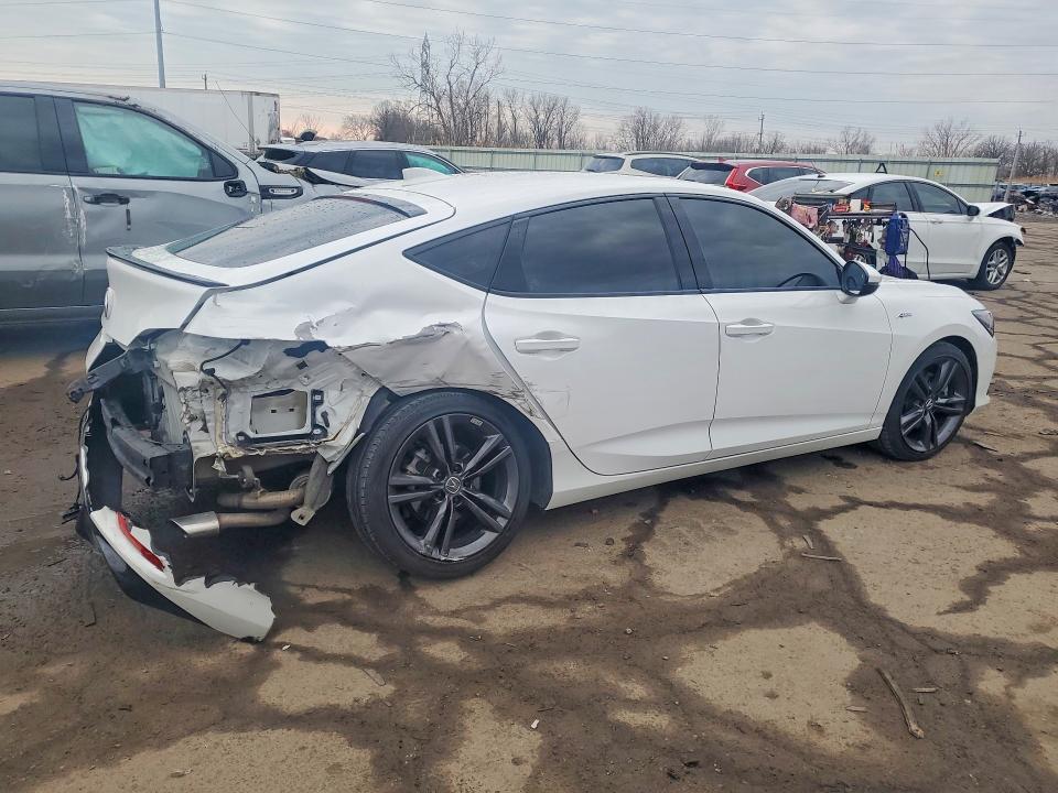 2025 Acura VIN 19UDE4H63SA012256 COPART salvage auction — REAR END, Mi - Cert Of Title-Salvage Vehicle, sold $8,700 on 2026-07-10 (photo 3)