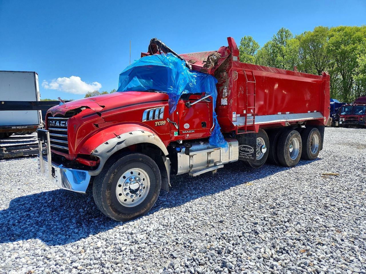 2018 Mack All other VIN 1M2AX09C9JM038748 COPART salvage auction — Rollover, PA - CERTIFICATE OF SALVAGE, sold $20,000 on 2026-06-11 (photo 2)