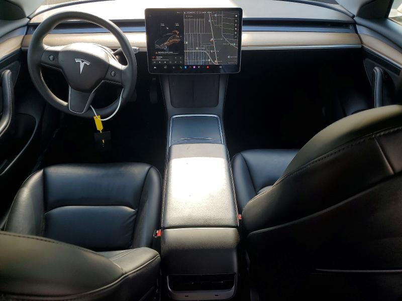 2021 Tesla Model 3 VIN 5YJ3E1EAXMF090299 COPART salvage auction — FRONT END, Ca - Salvage Certificate, sold $5,500 on 2026-07-13 (photo 8)