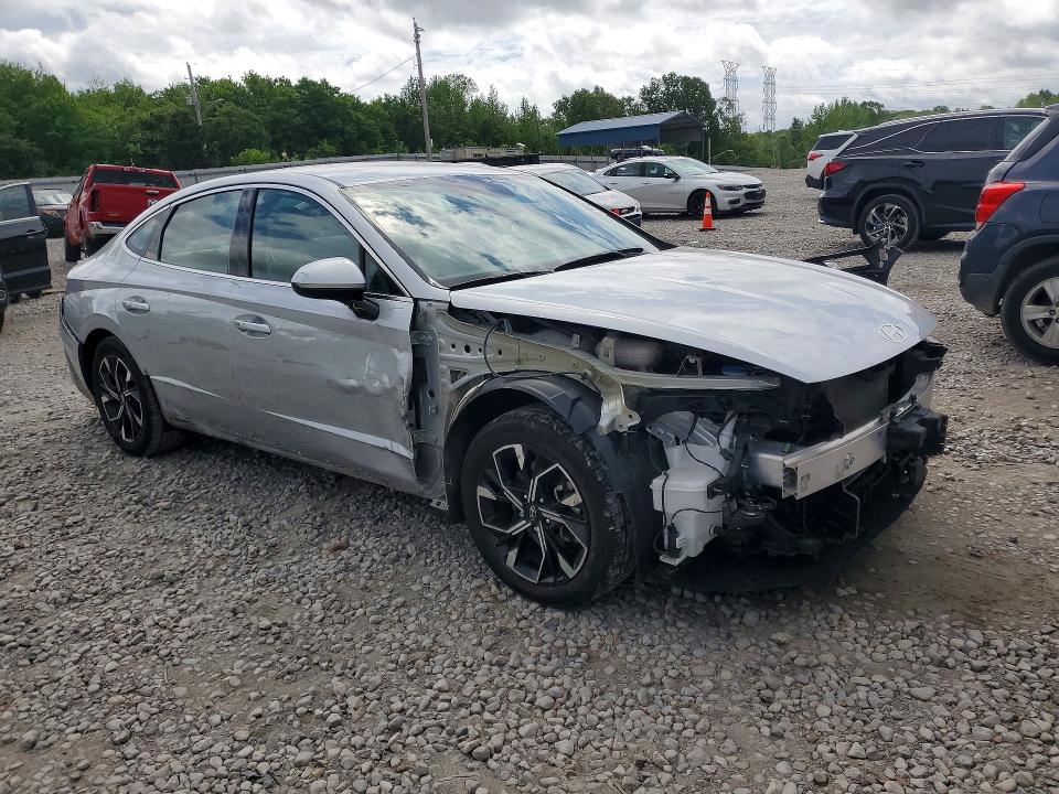 2024 Hyundai Sonata VIN KMHL64JA5RA416493 COPART salvage auction — FRONT END, Tn - Salvage Certificate, sold $625 on 2026-07-23 (photo 4)