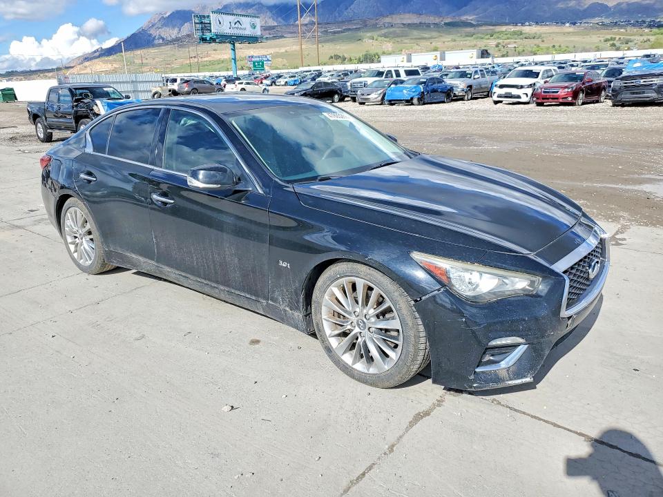 2018 Infiniti Q50 VIN JN1EV7AR4JM442144 COPART salvage auction — UNDERCARRIAGE, Ut - Salvage Certificate, sold $525 on 2026-08-03 (photo 4)